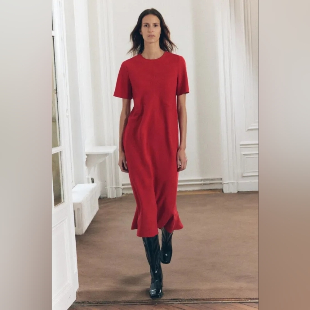 Zara Flared Midi Dress